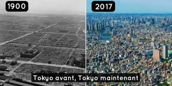 Villes Monde Avant Maintenant Tokyo