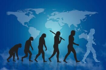 Human Evolution Into The Present Digital World.